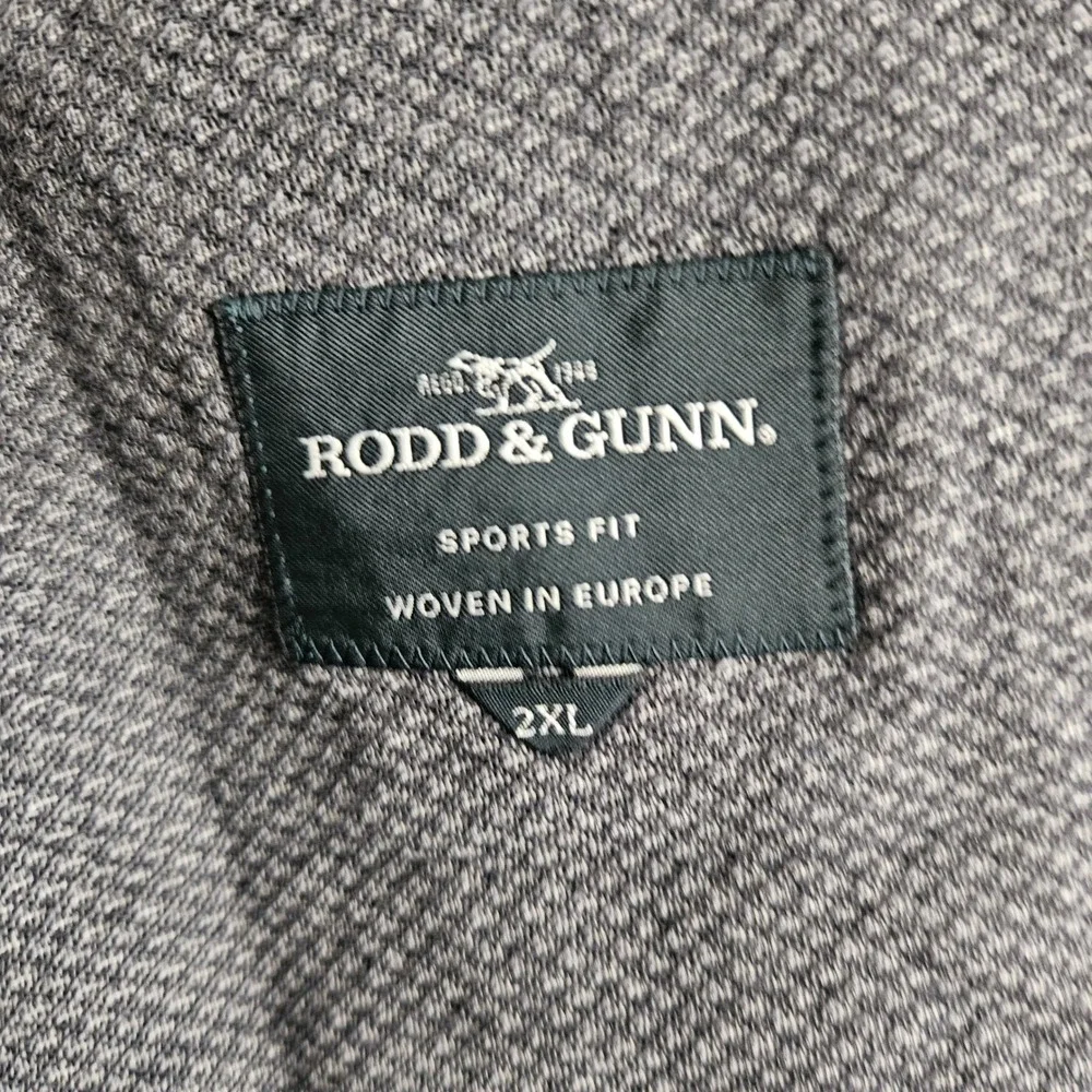 Rodd & Gunn Mens 2XL Grey Textured Sport Coat Officina by Marlane Blazer
